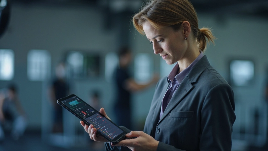 Performance assessment and data analysis in athletic training facility